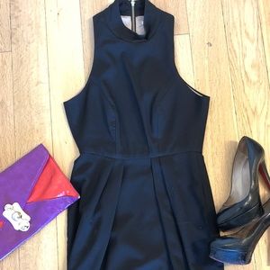 Naven Sleeveless High Neck Black Dress